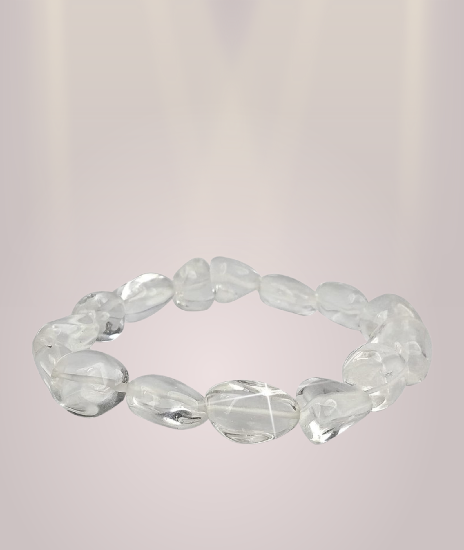 Clear quartz Tumble Bracelet